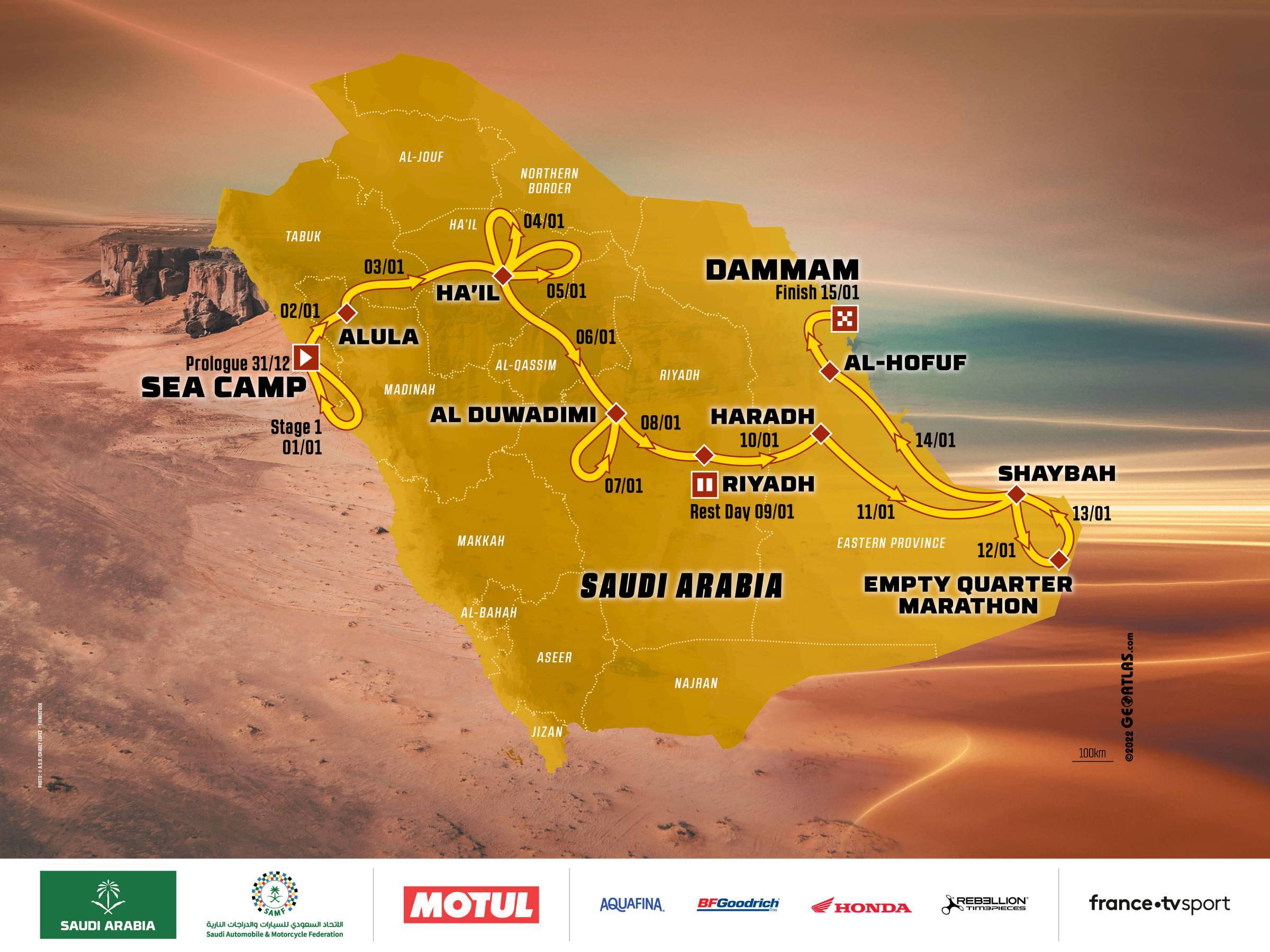 2023 Dakar Rally Route Confirmed