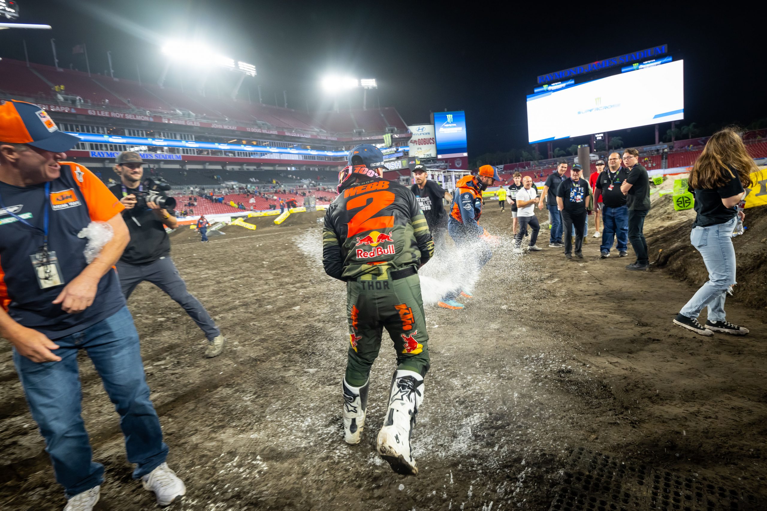 RED BULL KTM PODIUM DOUBLE IN TAMPA AS COOPER WEBB CLAIMS FIRST SUPERCROSS WIN OF 2023
