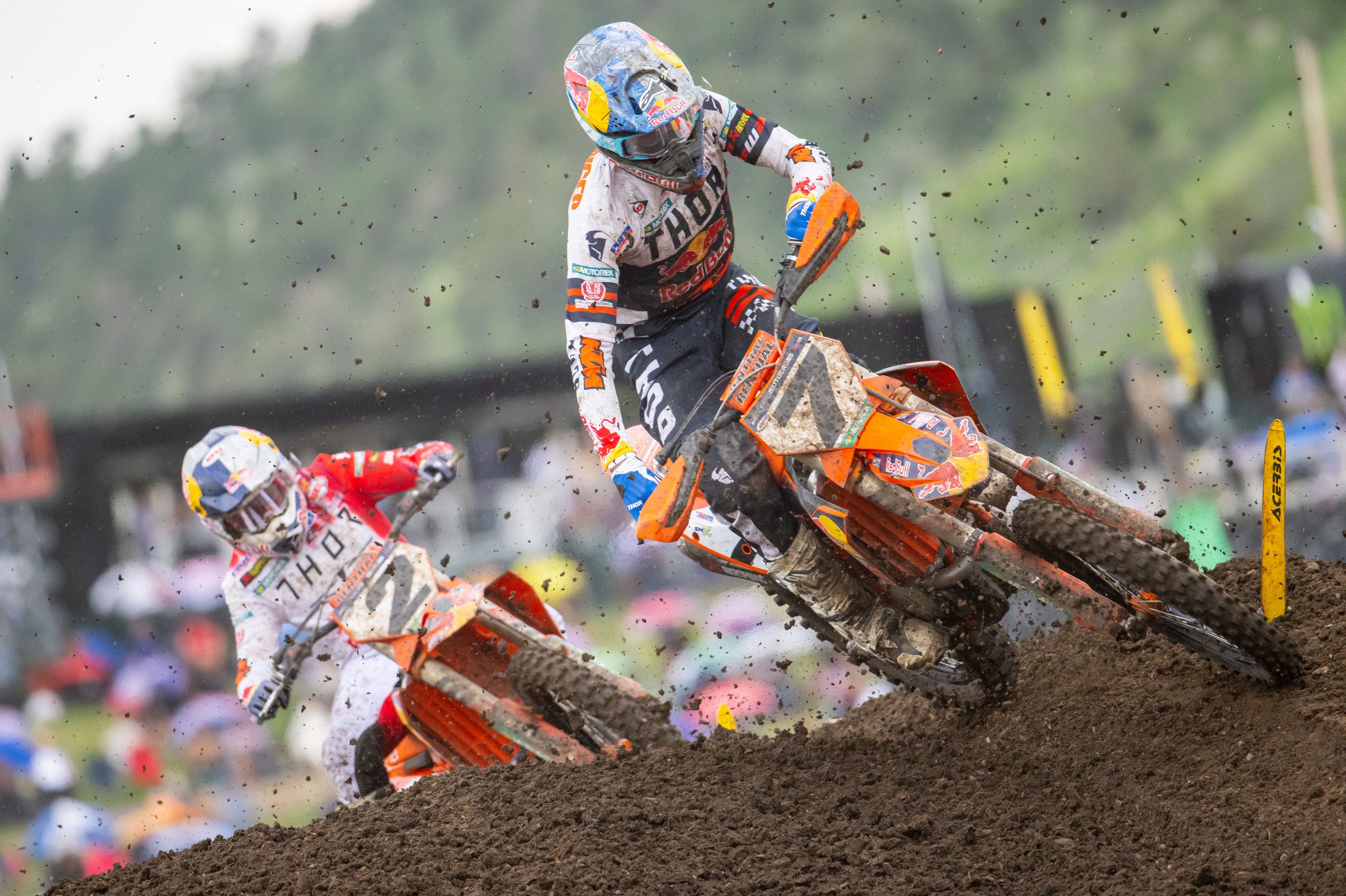 Red Bull KTM Factory Racing Team Charged to Dual 450MX Podiums