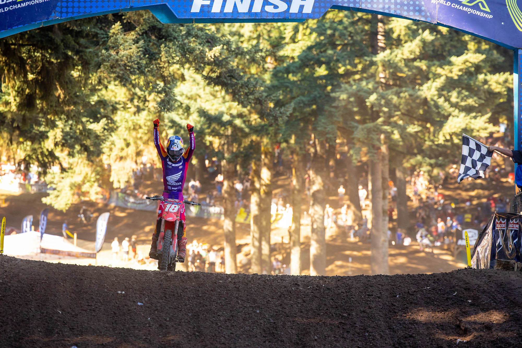 Another 1-1 at Washougal Extends Jett Lawrence’s Perfect Season Through Eight Rounds in 2023 Pro Motocross Championship