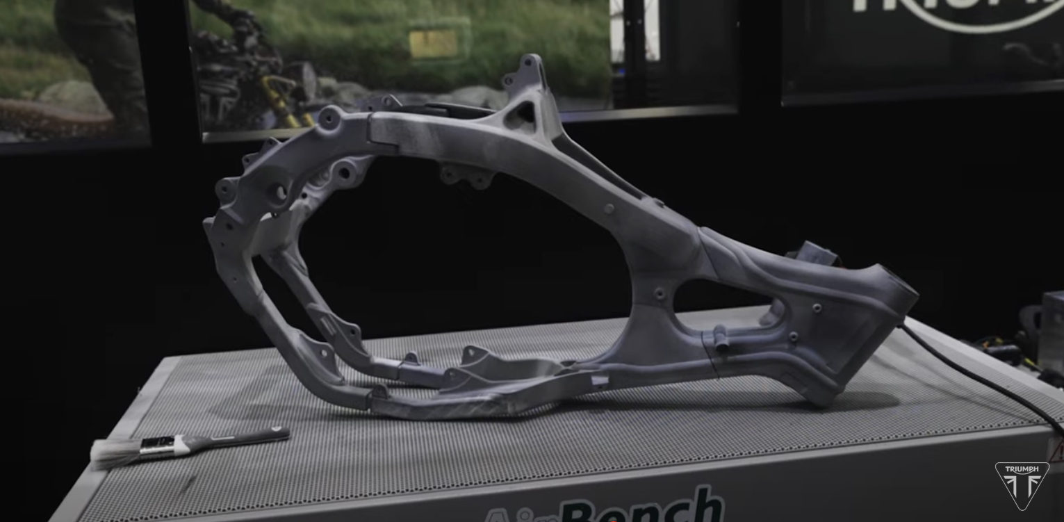 Triumph Release Motocross Chassis Video