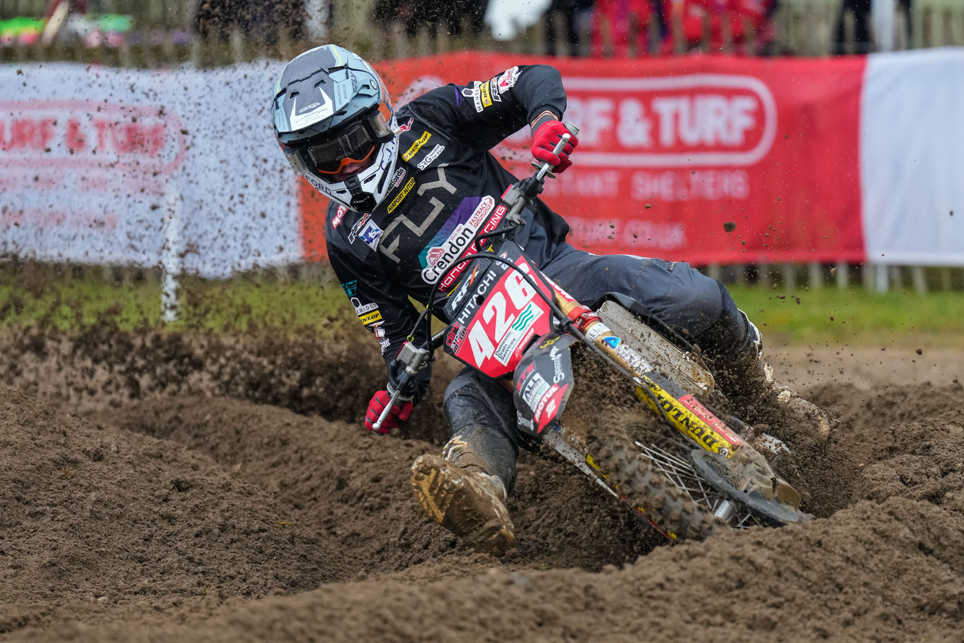 Conrad Mewse shared the spoils with five-times world champ Jeffrey Herlings at Lyng
