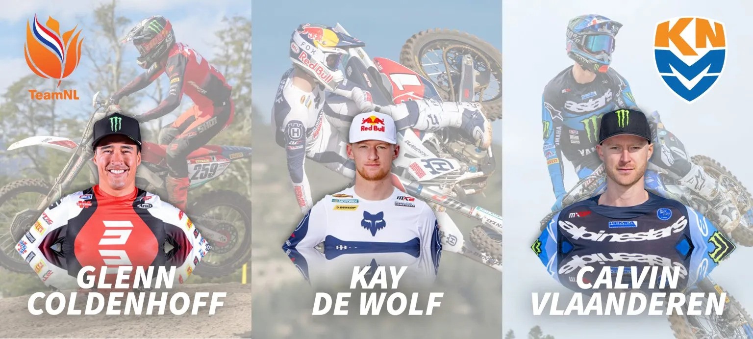 Dutch Team has been announced for the 2025 Monster Energy FIM Motocross of Nations