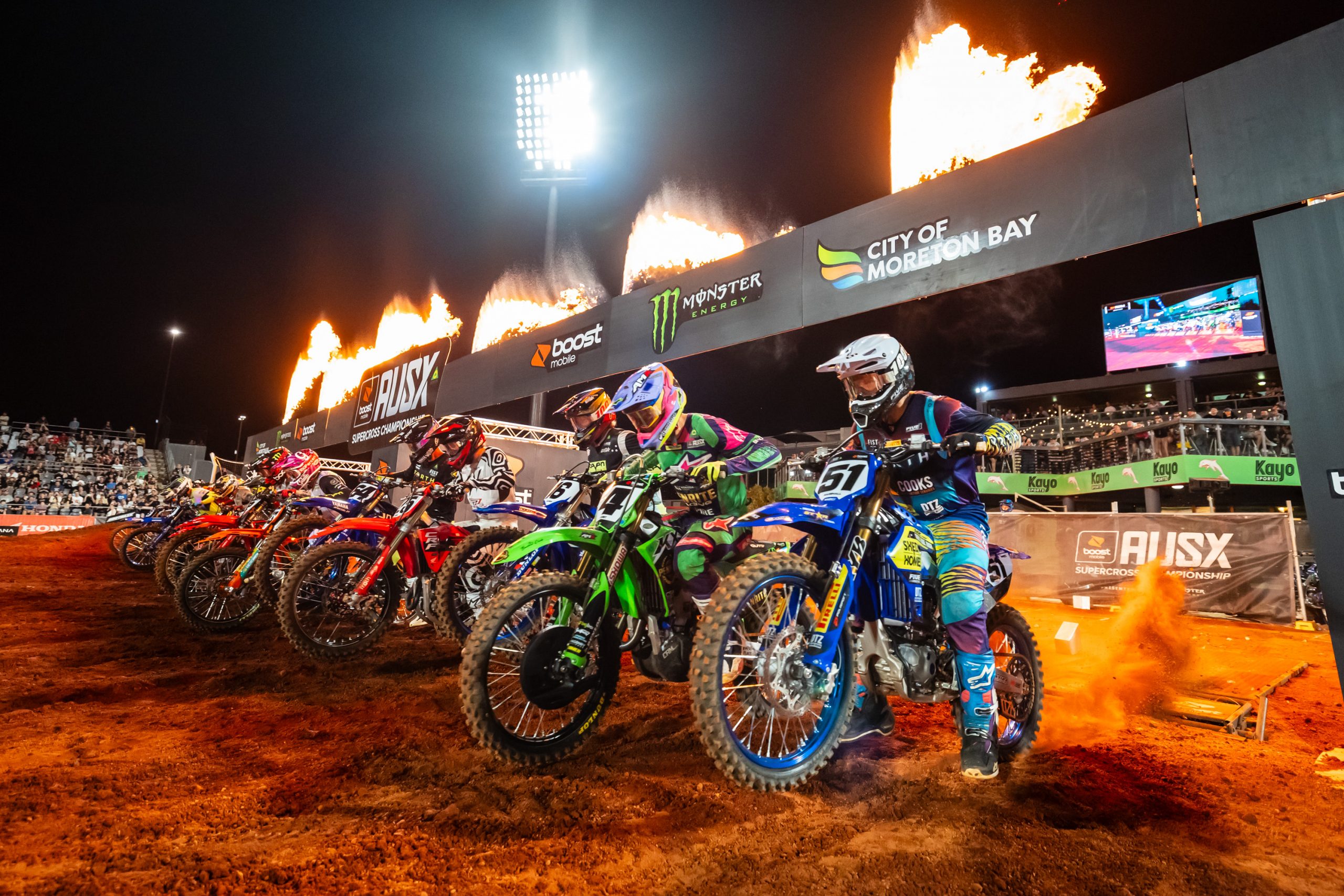 AUSX Supercross Championship – Redcliffe Round 1 Highlights