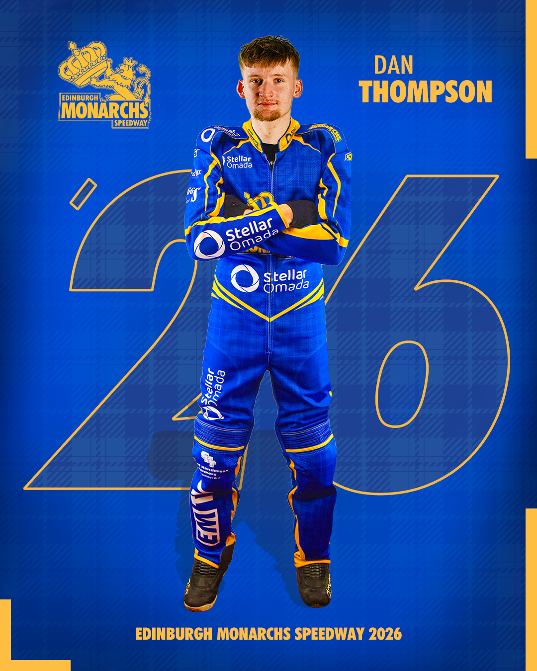 Dan Thompson joins Edinburgh Monarchs in 2026