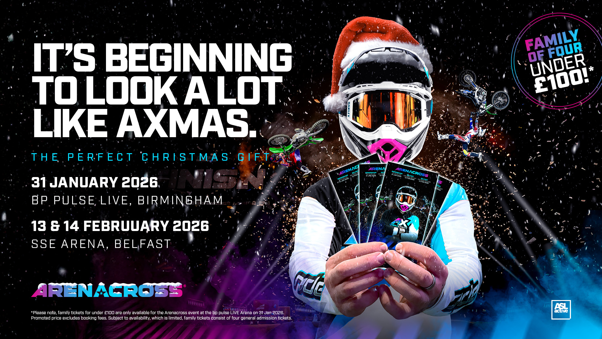 Win a Family Ticket to a round of Arenacross