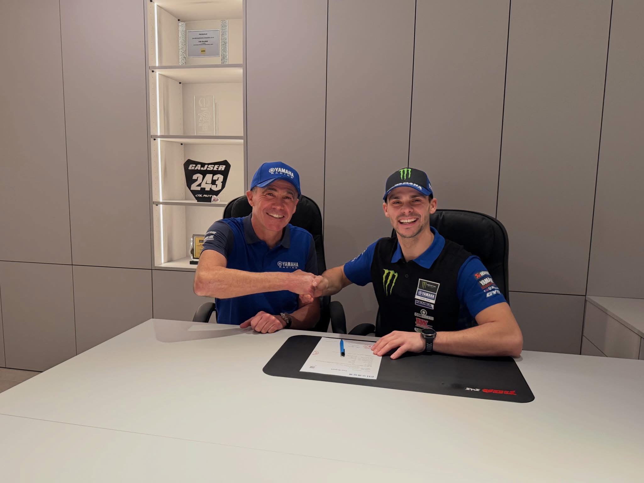 Yamaha announces signing of Tim Gajser